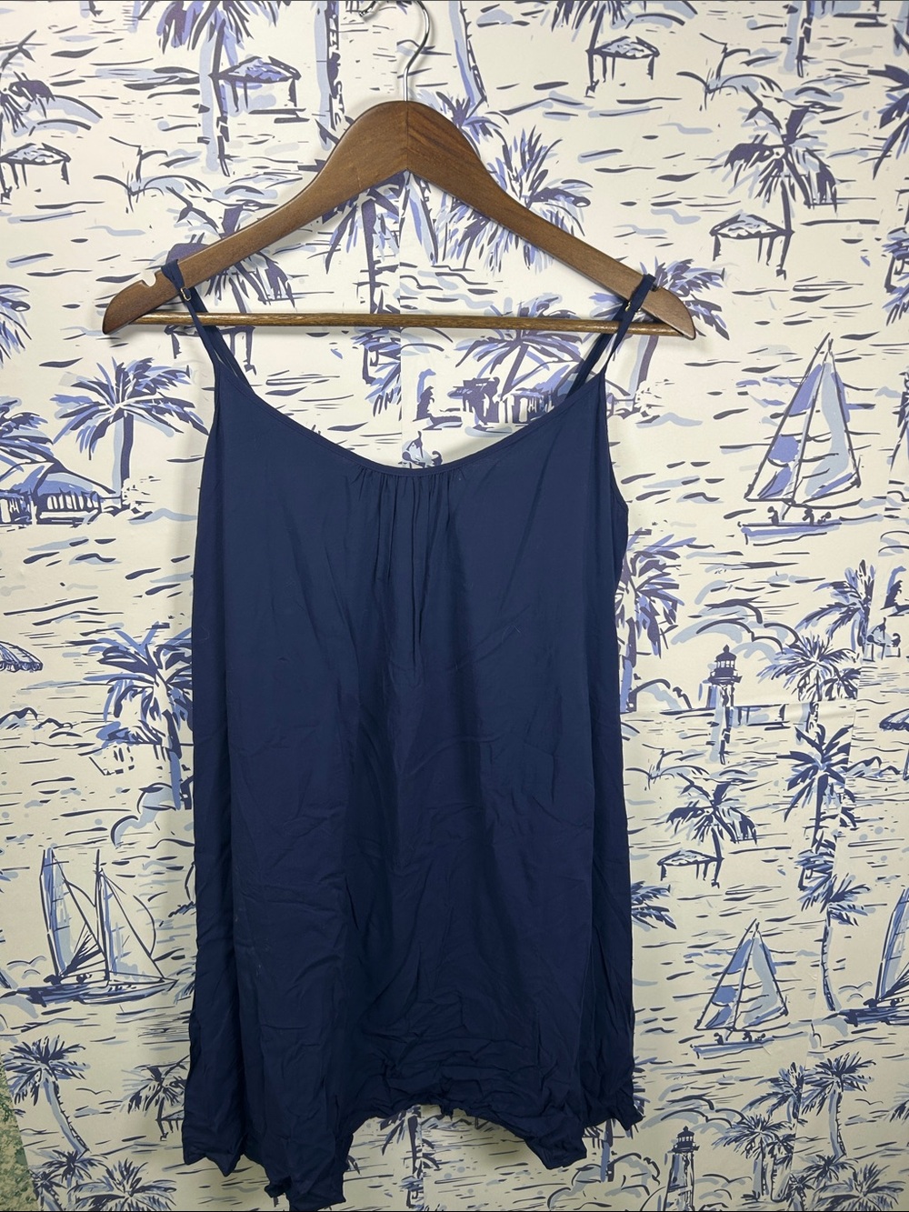 Lilly Pulitzer Navy Blue Spaghetti Strap Tank